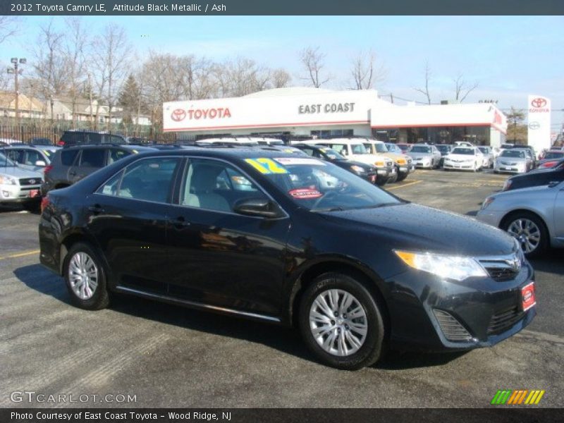 Attitude Black Metallic / Ash 2012 Toyota Camry LE