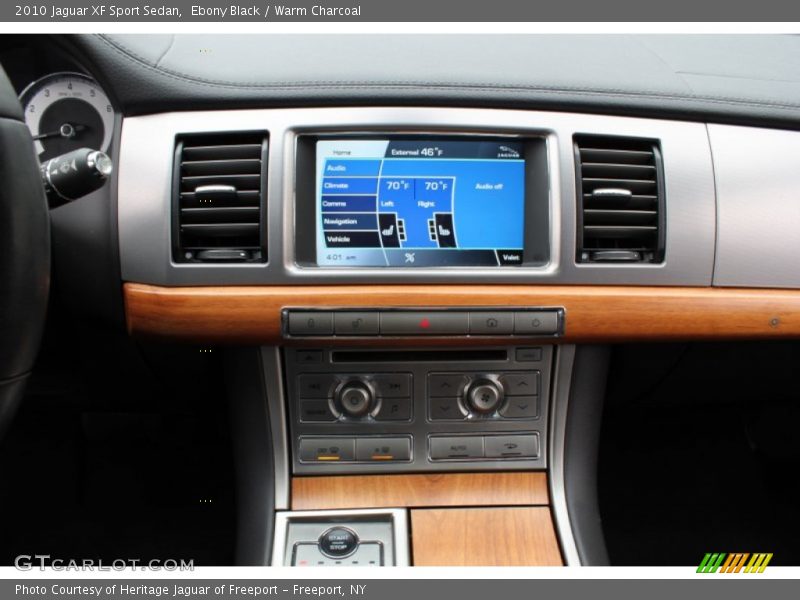 Ebony Black / Warm Charcoal 2010 Jaguar XF Sport Sedan