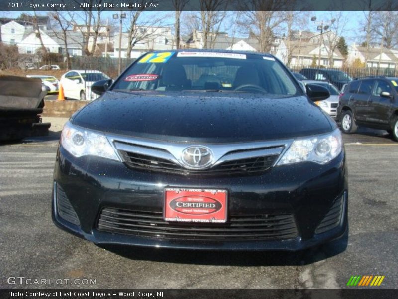 Attitude Black Metallic / Ash 2012 Toyota Camry LE