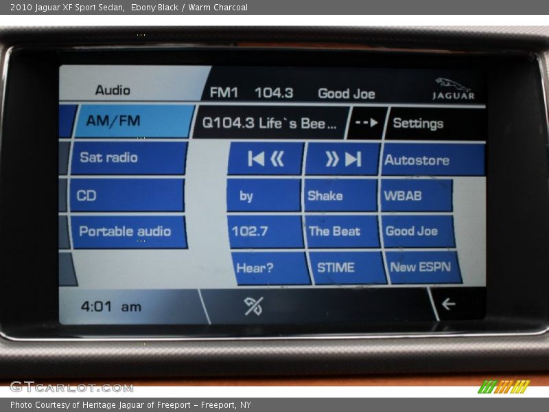Ebony Black / Warm Charcoal 2010 Jaguar XF Sport Sedan