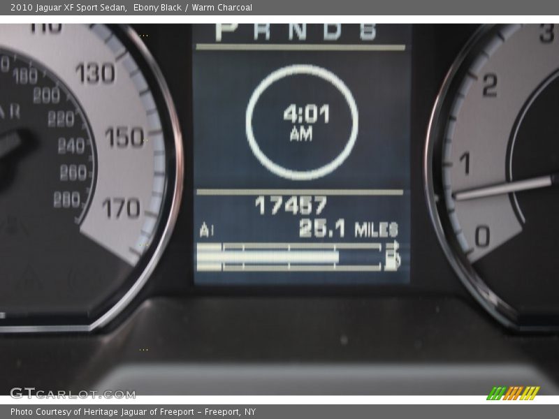 Ebony Black / Warm Charcoal 2010 Jaguar XF Sport Sedan