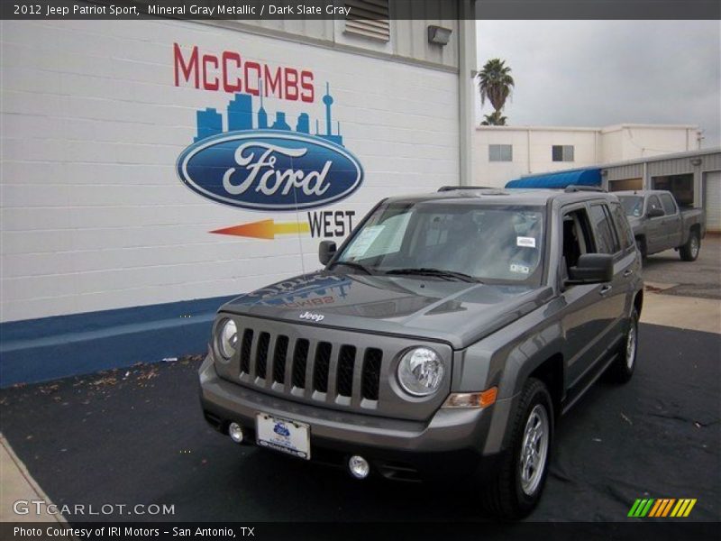 Mineral Gray Metallic / Dark Slate Gray 2012 Jeep Patriot Sport