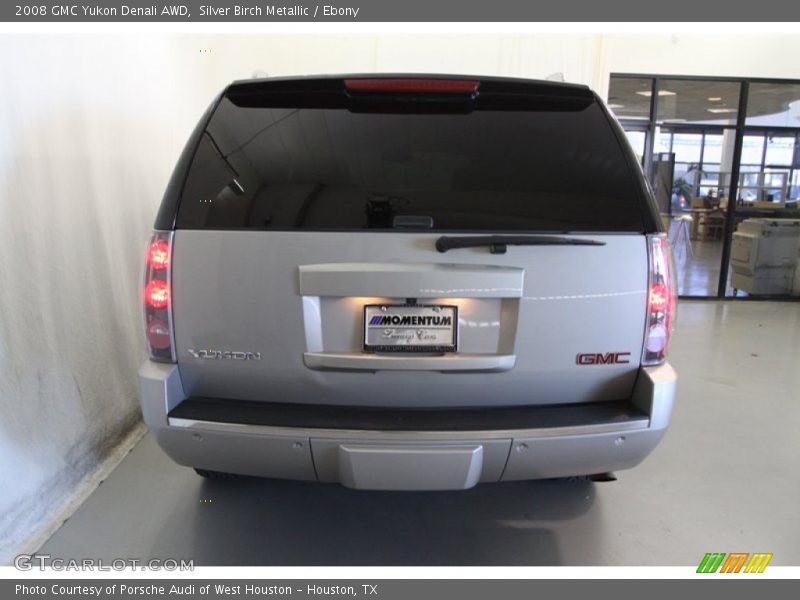 Silver Birch Metallic / Ebony 2008 GMC Yukon Denali AWD