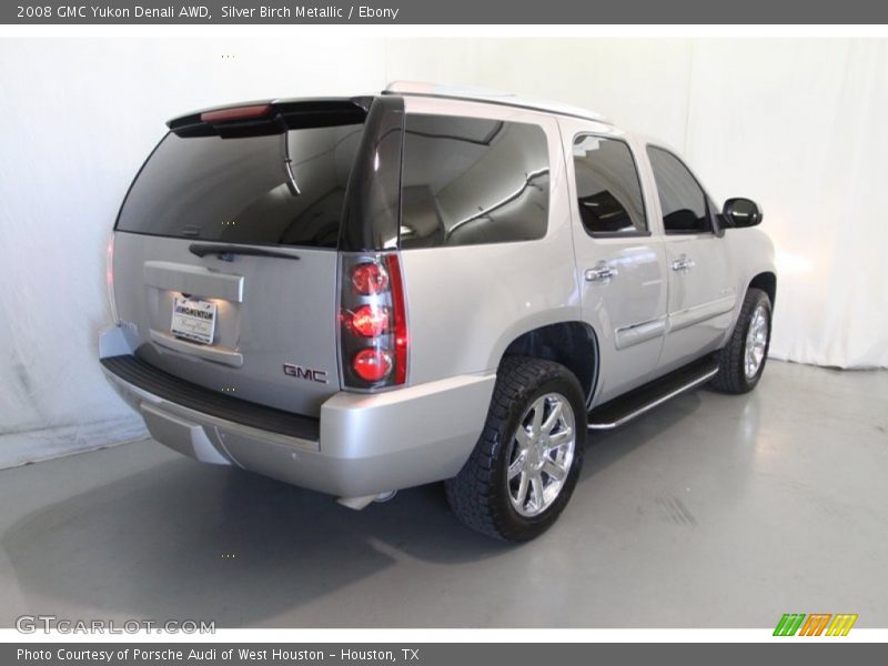 Silver Birch Metallic / Ebony 2008 GMC Yukon Denali AWD