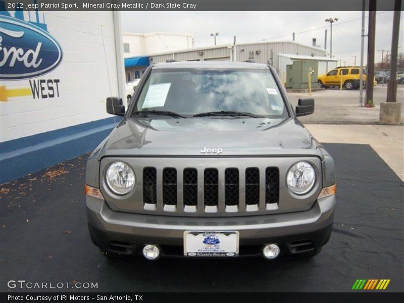 Mineral Gray Metallic / Dark Slate Gray 2012 Jeep Patriot Sport