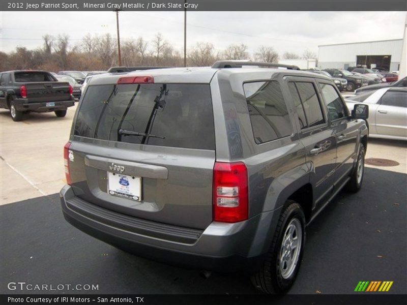 Mineral Gray Metallic / Dark Slate Gray 2012 Jeep Patriot Sport