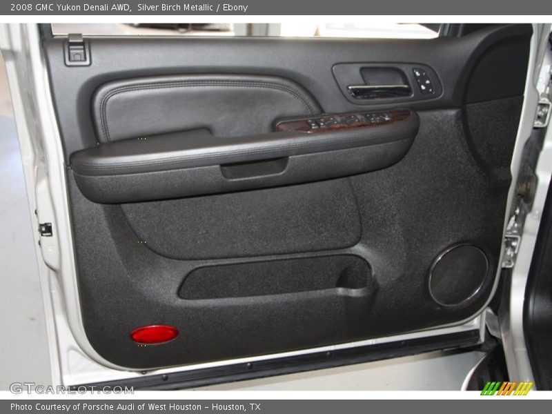 Silver Birch Metallic / Ebony 2008 GMC Yukon Denali AWD