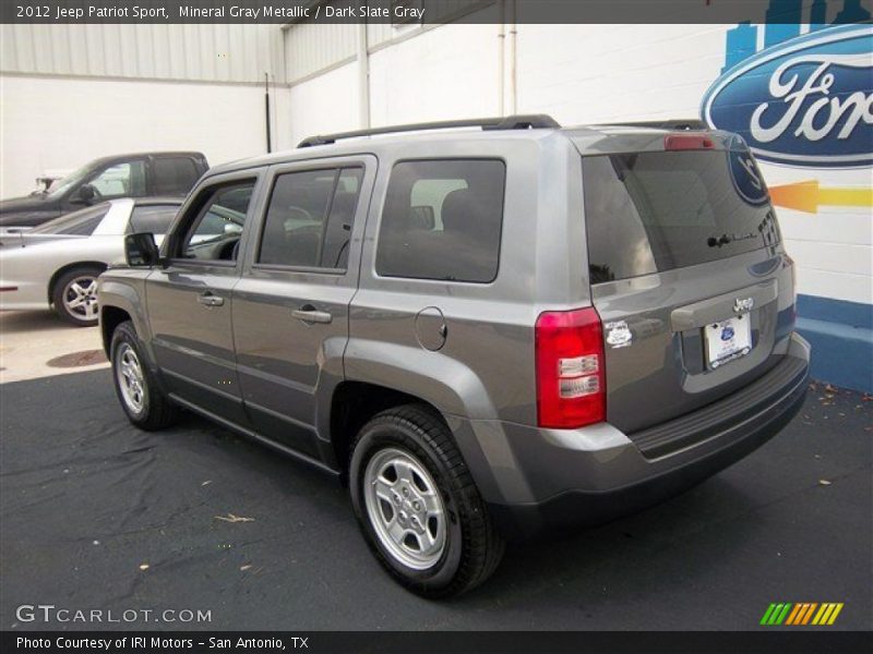 Mineral Gray Metallic / Dark Slate Gray 2012 Jeep Patriot Sport
