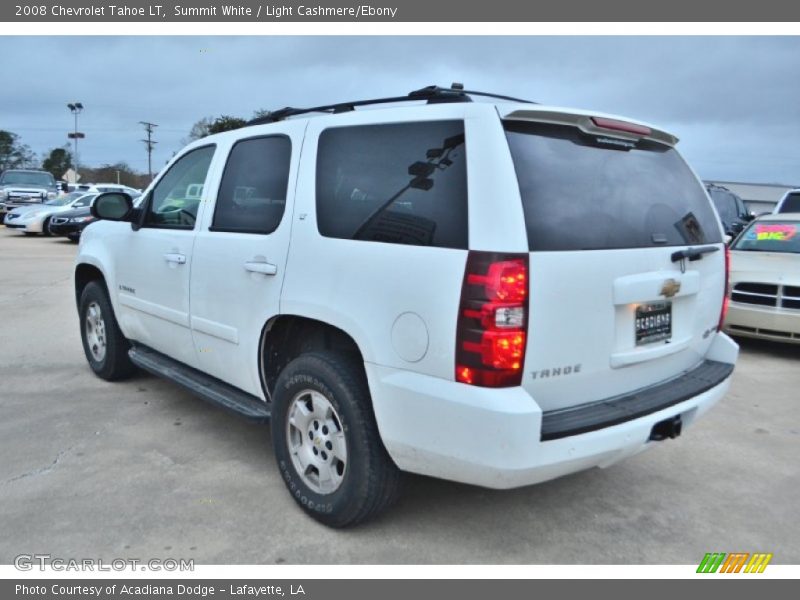 Summit White / Light Cashmere/Ebony 2008 Chevrolet Tahoe LT