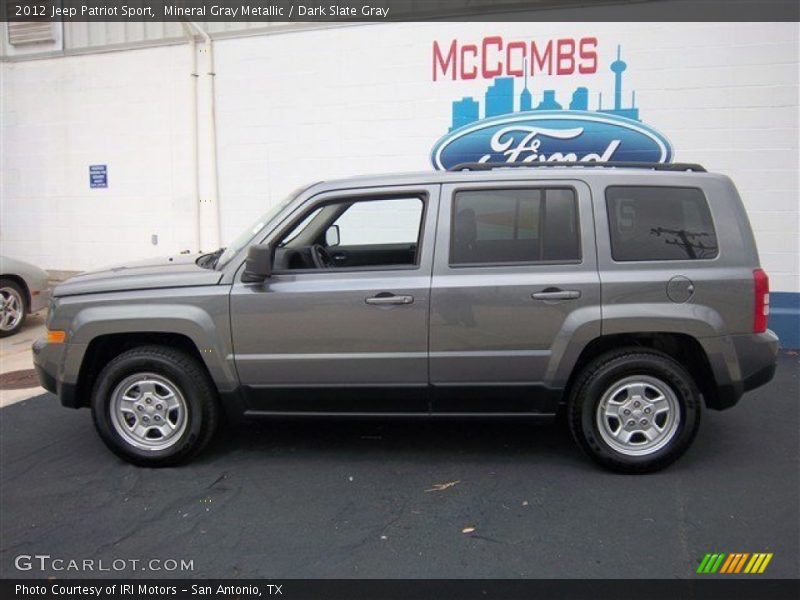 Mineral Gray Metallic / Dark Slate Gray 2012 Jeep Patriot Sport