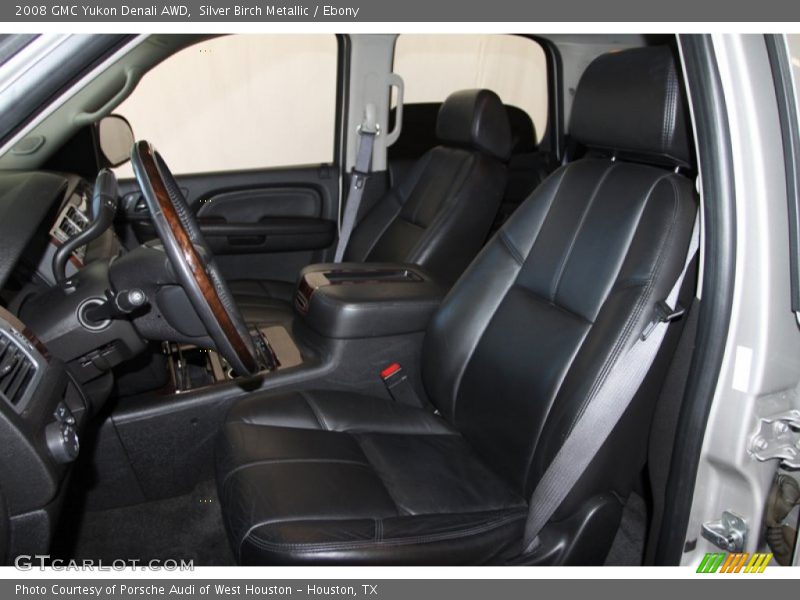 Silver Birch Metallic / Ebony 2008 GMC Yukon Denali AWD