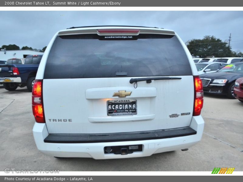 Summit White / Light Cashmere/Ebony 2008 Chevrolet Tahoe LT