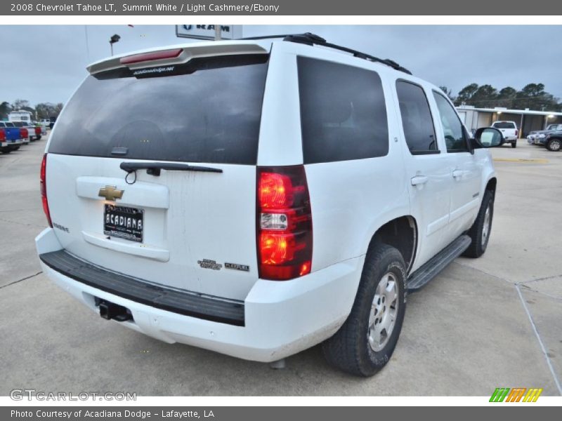 Summit White / Light Cashmere/Ebony 2008 Chevrolet Tahoe LT