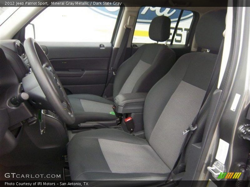 Mineral Gray Metallic / Dark Slate Gray 2012 Jeep Patriot Sport