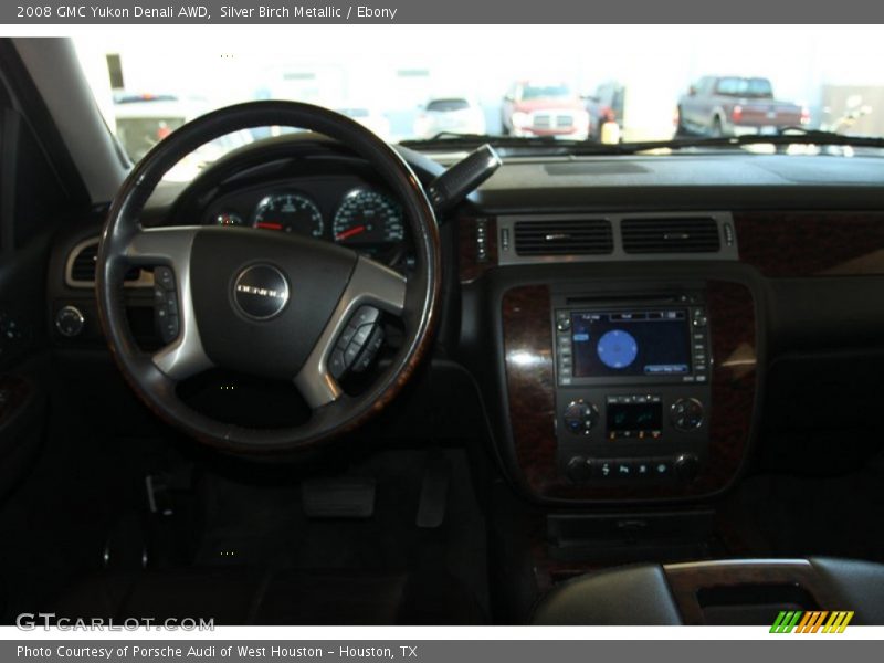 Silver Birch Metallic / Ebony 2008 GMC Yukon Denali AWD