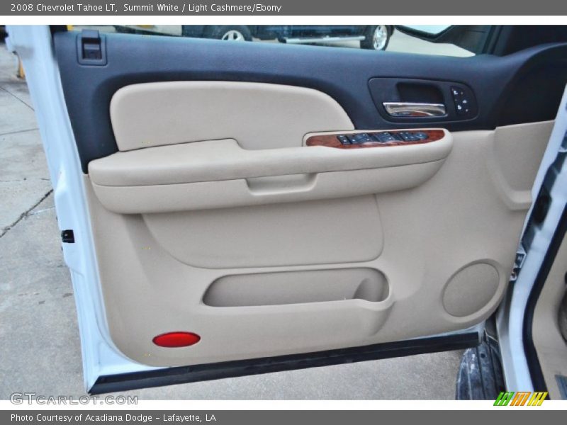 Summit White / Light Cashmere/Ebony 2008 Chevrolet Tahoe LT