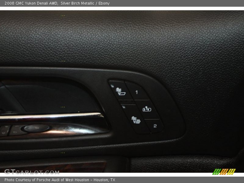 Silver Birch Metallic / Ebony 2008 GMC Yukon Denali AWD