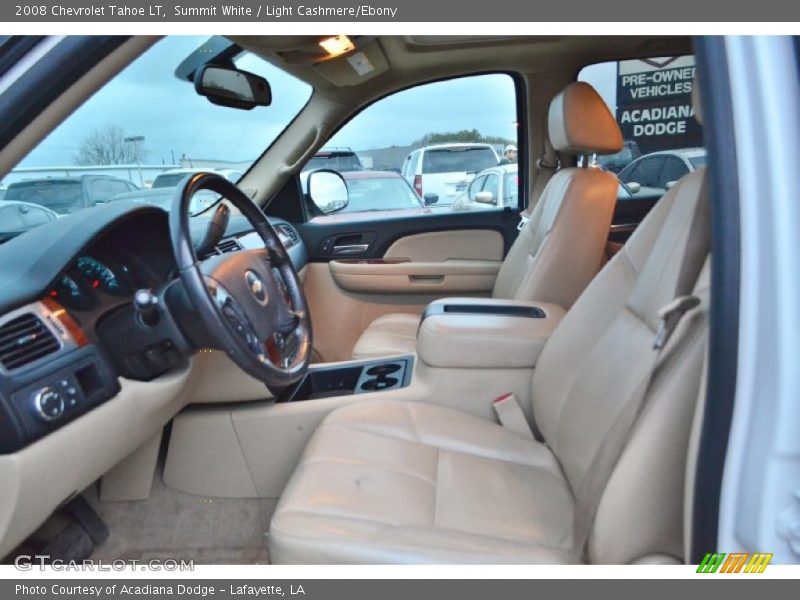 Summit White / Light Cashmere/Ebony 2008 Chevrolet Tahoe LT