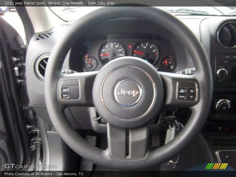 Mineral Gray Metallic / Dark Slate Gray 2012 Jeep Patriot Sport
