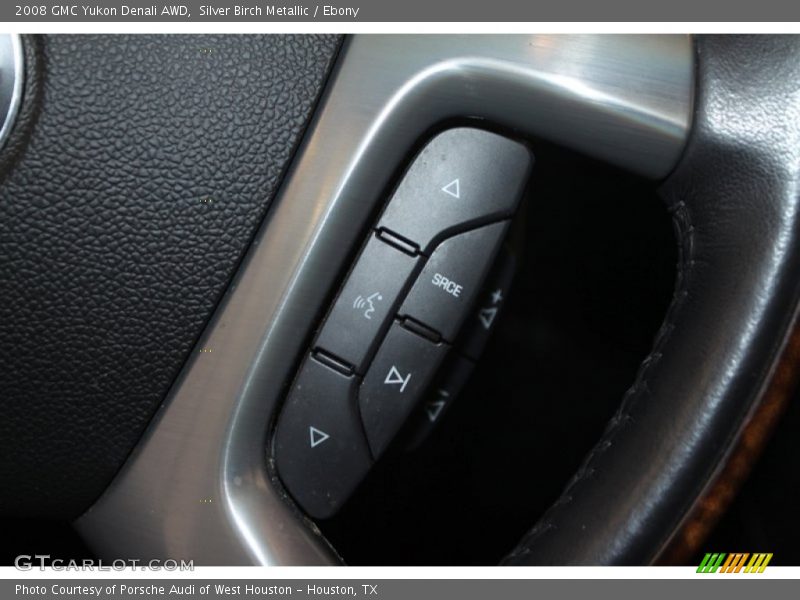 Silver Birch Metallic / Ebony 2008 GMC Yukon Denali AWD
