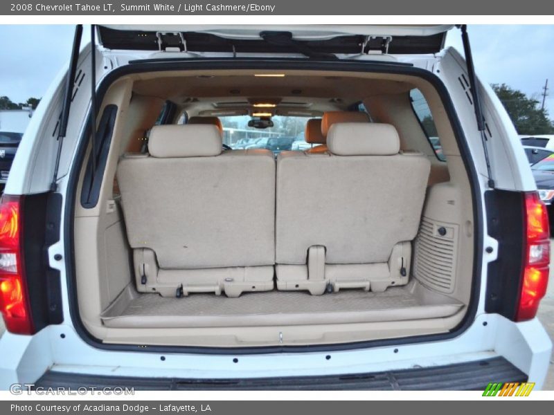 Summit White / Light Cashmere/Ebony 2008 Chevrolet Tahoe LT
