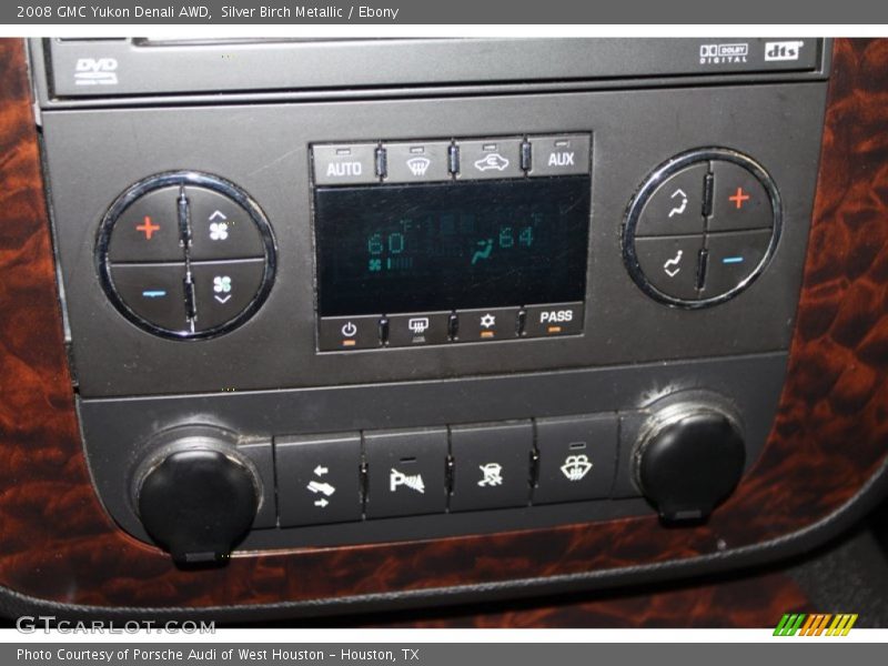Silver Birch Metallic / Ebony 2008 GMC Yukon Denali AWD