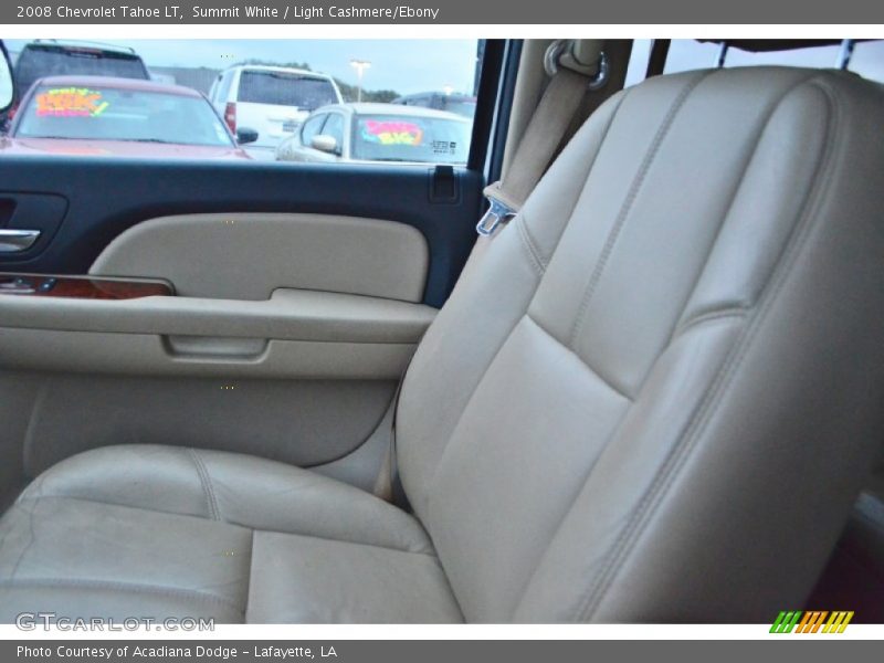 Summit White / Light Cashmere/Ebony 2008 Chevrolet Tahoe LT