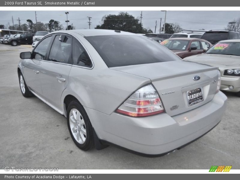 Smokestone Metallic / Camel 2009 Ford Taurus SE