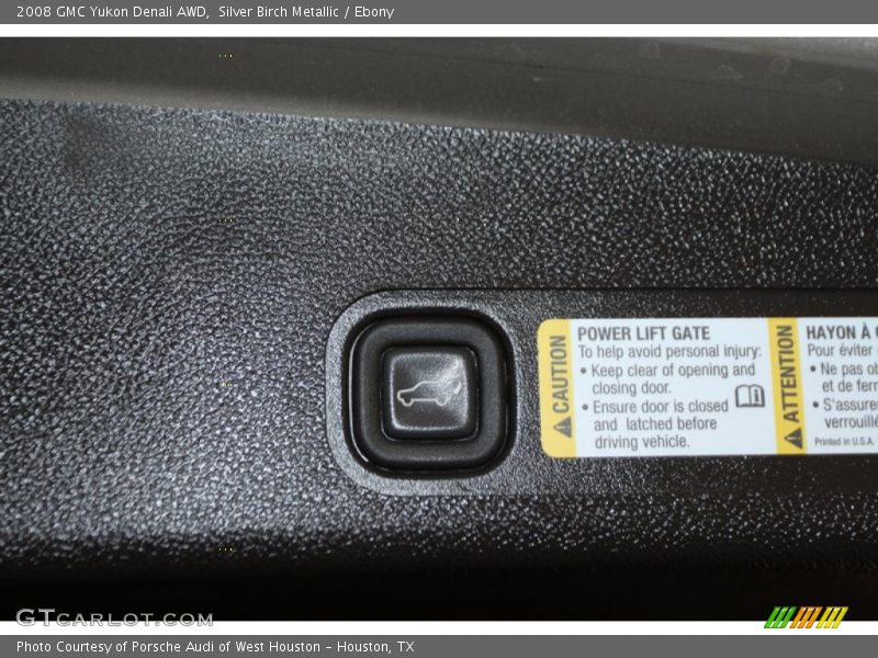 Silver Birch Metallic / Ebony 2008 GMC Yukon Denali AWD