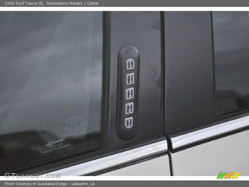 Smokestone Metallic / Camel 2009 Ford Taurus SE