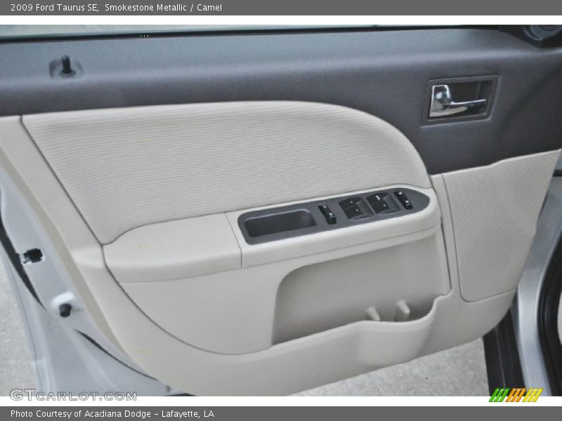 Smokestone Metallic / Camel 2009 Ford Taurus SE