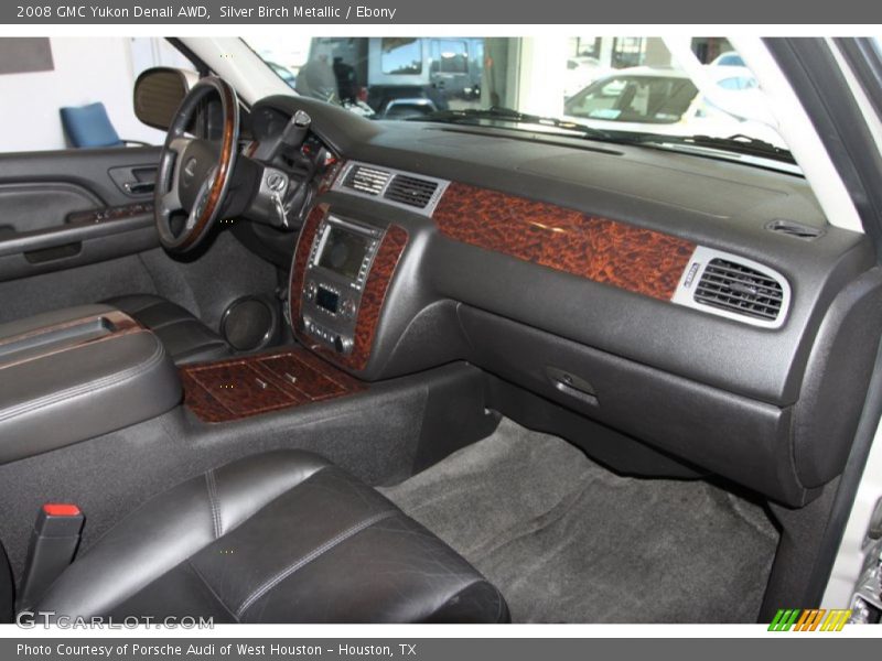 Silver Birch Metallic / Ebony 2008 GMC Yukon Denali AWD