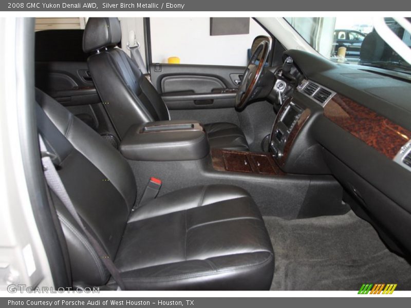 Silver Birch Metallic / Ebony 2008 GMC Yukon Denali AWD