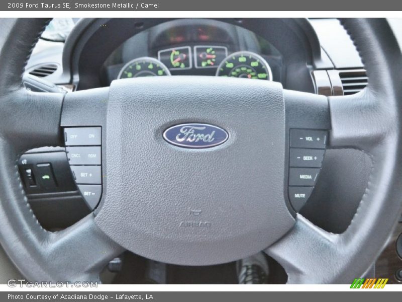 Smokestone Metallic / Camel 2009 Ford Taurus SE