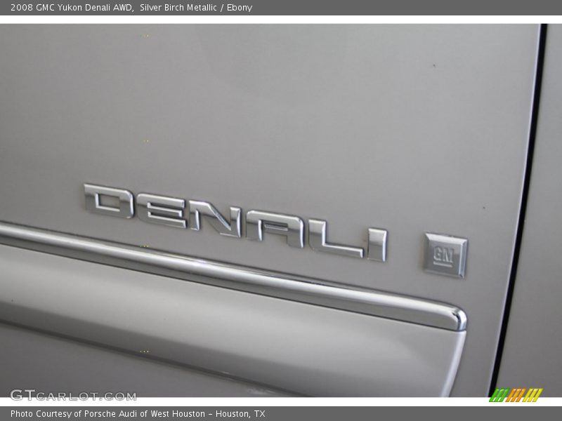 Silver Birch Metallic / Ebony 2008 GMC Yukon Denali AWD