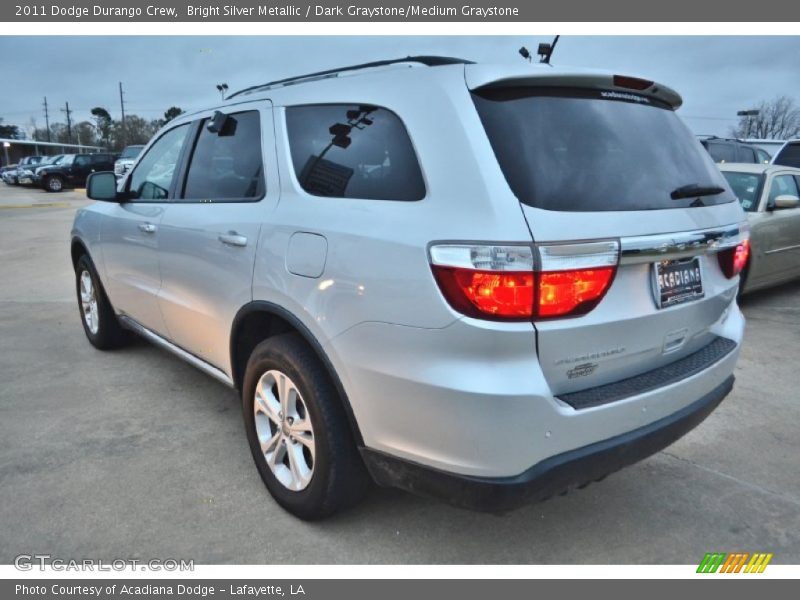 Bright Silver Metallic / Dark Graystone/Medium Graystone 2011 Dodge Durango Crew
