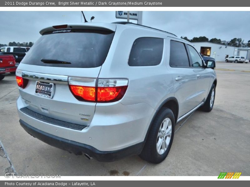 Bright Silver Metallic / Dark Graystone/Medium Graystone 2011 Dodge Durango Crew