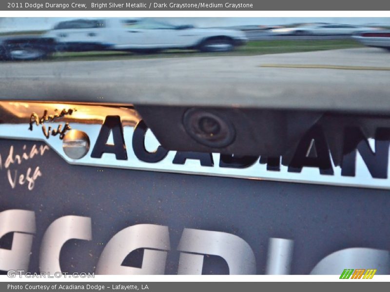 Bright Silver Metallic / Dark Graystone/Medium Graystone 2011 Dodge Durango Crew