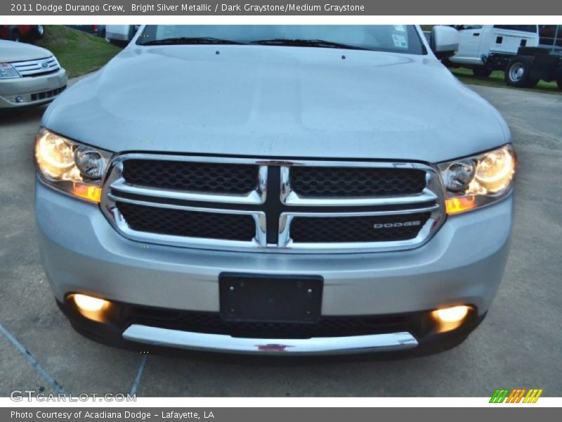 Bright Silver Metallic / Dark Graystone/Medium Graystone 2011 Dodge Durango Crew