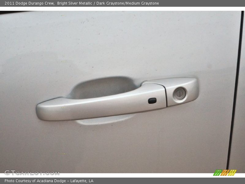 Bright Silver Metallic / Dark Graystone/Medium Graystone 2011 Dodge Durango Crew