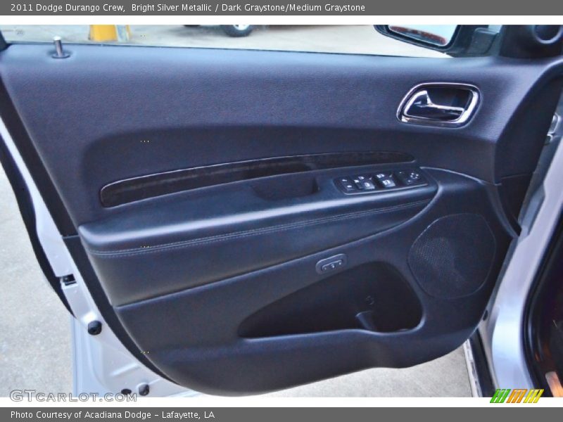 Bright Silver Metallic / Dark Graystone/Medium Graystone 2011 Dodge Durango Crew
