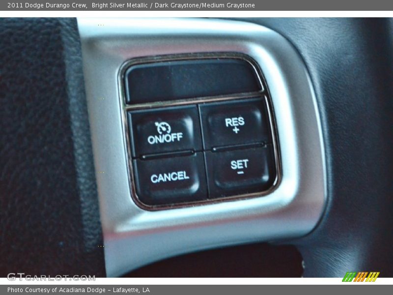 Bright Silver Metallic / Dark Graystone/Medium Graystone 2011 Dodge Durango Crew