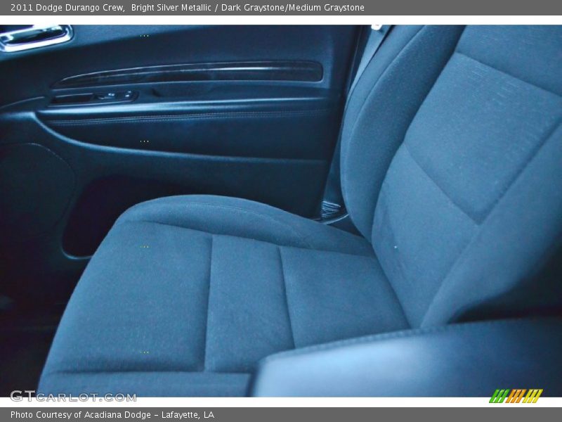 Bright Silver Metallic / Dark Graystone/Medium Graystone 2011 Dodge Durango Crew
