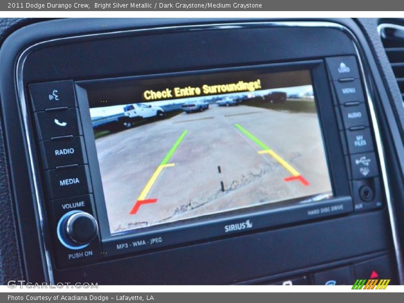 Bright Silver Metallic / Dark Graystone/Medium Graystone 2011 Dodge Durango Crew