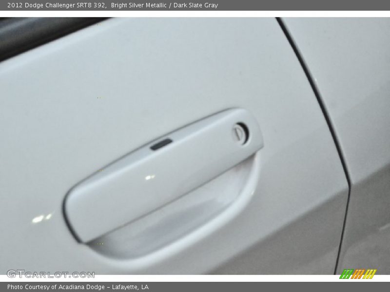 Bright Silver Metallic / Dark Slate Gray 2012 Dodge Challenger SRT8 392