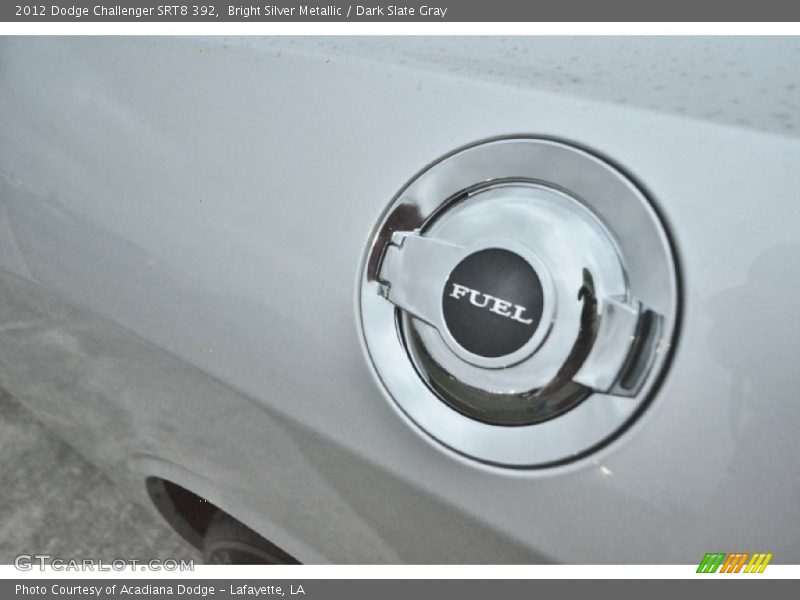 Bright Silver Metallic / Dark Slate Gray 2012 Dodge Challenger SRT8 392
