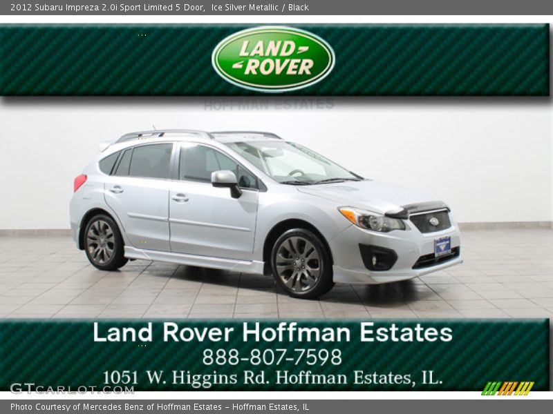 Ice Silver Metallic / Black 2012 Subaru Impreza 2.0i Sport Limited 5 Door