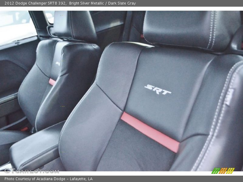 Bright Silver Metallic / Dark Slate Gray 2012 Dodge Challenger SRT8 392
