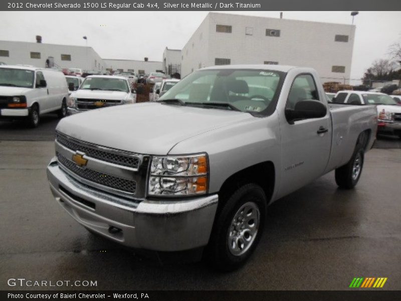 Silver Ice Metallic / Dark Titanium 2012 Chevrolet Silverado 1500 LS Regular Cab 4x4