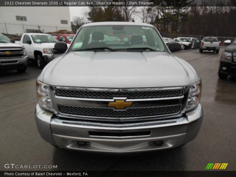 Silver Ice Metallic / Dark Titanium 2012 Chevrolet Silverado 1500 LS Regular Cab 4x4
